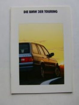 BMW 318i 325i 324td Touring E30 Prospekt März 1991 E30