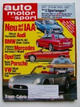 ams 13/1985 Mercedes 190E 2.3-16,BMW M3 E30,Citroen CX25