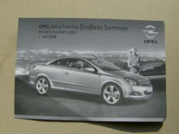 Opel Astra Twin Top Endless Summer Juli 2008 NEU
