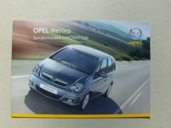 Opel Meriva Sondermodell Innovation Prospekt Juli 2008