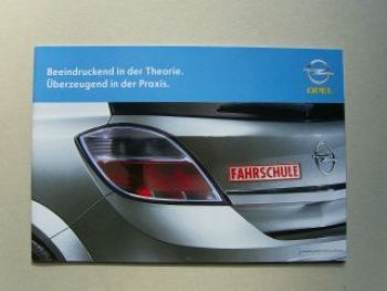 Opel Fahrschule Prospekt November 2007 NEU