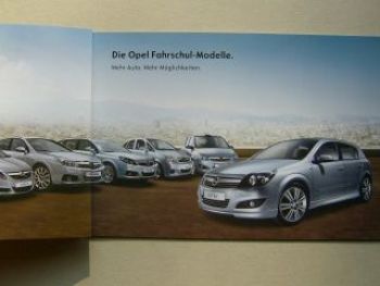 Opel Fahrschule Prospekt November 2007 NEU