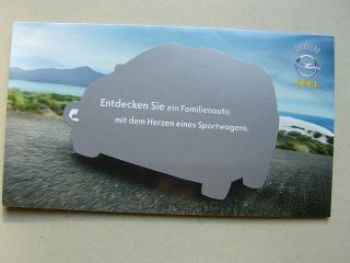 Opel Zafira B Vorstellungsprospekt Januar 2008 NEU