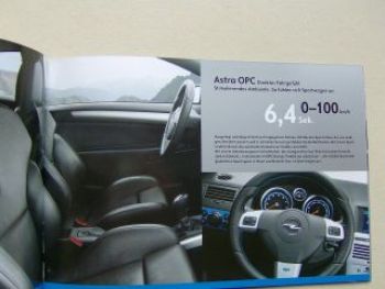 Opel OPC Pure Passion Prospekt Januar 2007 NEU