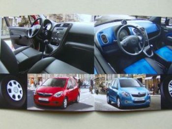 Opel Agila Prospekt November 2008 NEU
