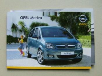 Opel Meriva Prospekt Dezember 2006 +Preise NEU