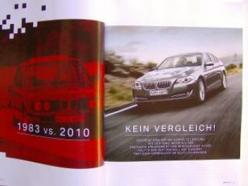BMW Magazin 1/2010 BMW 530d F10, 524td E28, X3 Notarzt
