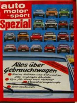 ams Spezial Gebrauchtwagen 1/1982 E12,W123,W116,E23,E21