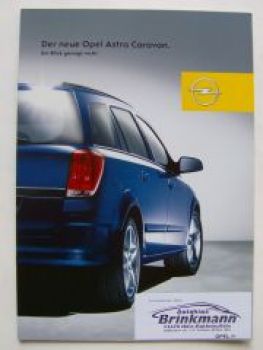 Opel Astra Caravan Prospekt April 2004 NEU