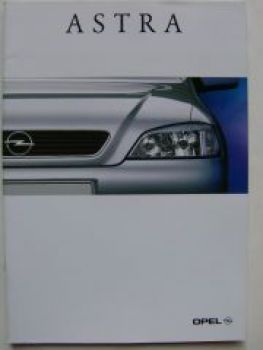 Opel Astra Prospekt Schweiz Januar 2000 NEU