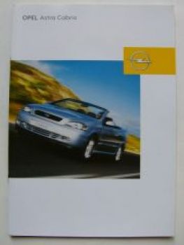 Opel Astra Cabrio Prospekt Juni 2004 NEU
