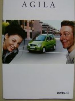 Opel Agila Prospekt Dezember 2000
