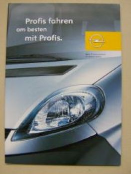 Opel Nutzfahrzeuge Prospekt Combo Vivaro Movano Juli 2002