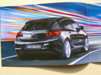 Opel Astra Prospekt +OPC August 2009 NEU