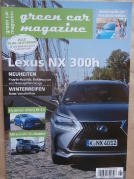 green car magazine 12/2017 Lexus NX300h, Hyundai Ioniq PHEV,Outlander,Nissan Pulsar,