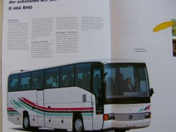 Mercedes Benz Reiseomnibus-Programm Januar 1995 NEU