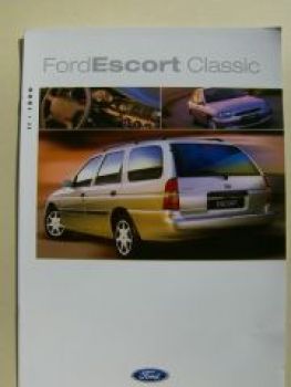 Ford Escort Classic Prospekt Juni 1999 NEU