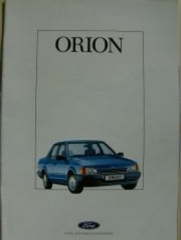 Ford Orion Prospekt November 1987 +Ghia