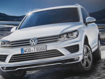 VW Touareg Typ 7P +Exclusive +R-Line Prospekt Mai 2017 +Preisliste NEU