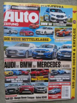 Auto Zeitung 17/2019 BMW F40,Dauertest E220d T-Modell BR213,Q3 vs. Evoque vs. XC40,SQ2 vs. X2 M35i vs. Cupra Ateca,