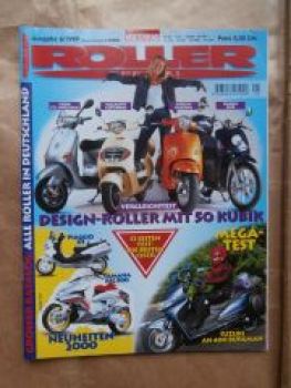 Motorrad Roller Spezial 6/1999 Aprilia Habana vs. Benelli Pepe vs. Malaguti Yesterday