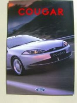Ford Cougar Prospekt Poster Februar 1998 NEU
