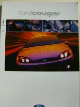 Ford Cougar Prospekt August 1999 Österreich