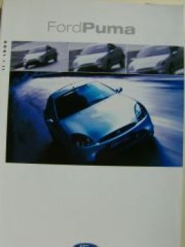 Ford Puma Prospekt August 1999 NEU