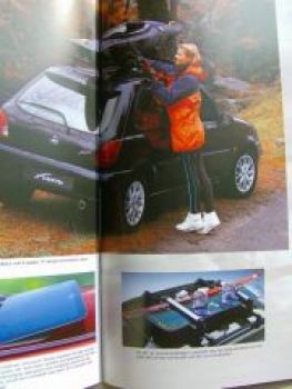 Ford Fiesta Prospekt Niederlande Januar 1999 NEU