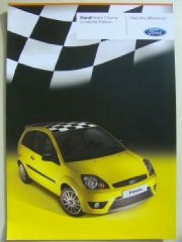 Ford Fiesta Champ Limitierte Edition Prospektblatt Januar 2007
