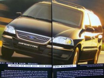 Ford Windstar Prospekt August 1999 NEU +Preisliste