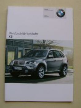 BMW Handbuch für Verkäufer X5 E70 April 2007