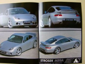 Strosek Mega Posche 911 Prospekt +Preise September 1999