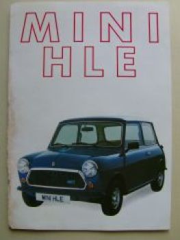 Leyland Mini HLE Prospekt August 1982 Rarität