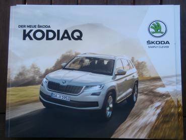 Skoda Kodiaq 1.4l TSI TDI SCR 4x4 Prospekt März 2017 +Preisliste