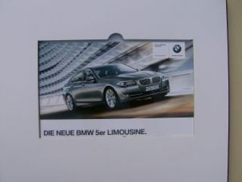 BMW 5er Limousine Fotomappe F10 intern Rarität