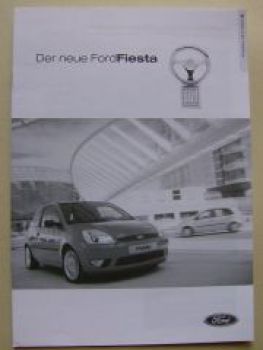 Ford Fiesta neues Modell Preisliste November 2002