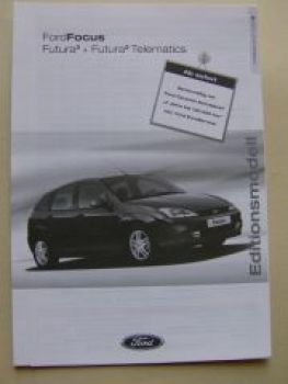 Ford Focus Futura2+ Telmatics Preisliste Juli 2001 NEU