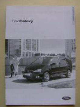 Ford Galaxy Preisliste Dezember 2003