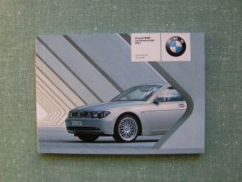 BMW Original Leichtmetallräder Buch 2003 E38 E39 E65 E85 E36 Z3