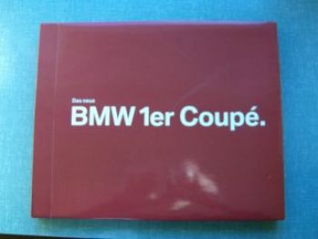 BMW Fotomappe Vorstellung 1er Coupe E82 intern NEU 2007