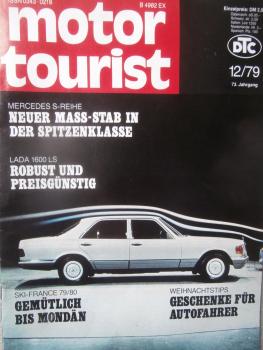 motor tourist 12/1979 Mercedes Benz 280S SE 380SE 500SE W126,Lada 1600LS,Jaguar XJ-Baureihe,