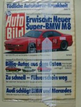 Auto Bild 49/1990 BMW M8 E31, Lada Yugo, BMW 520i E34,230E