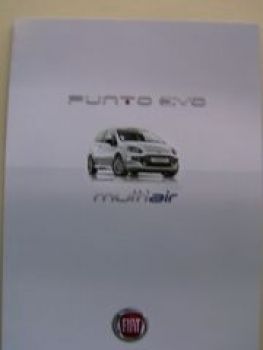 Fiat Punto Evo multiair Prospekt Dezember 2009 NEU