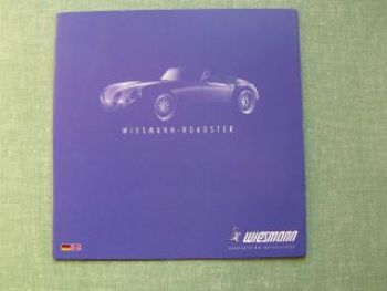 Wiesmann Roadster Prospekt 2003 NEU