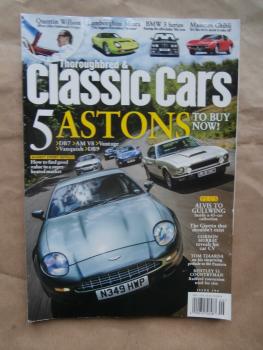 Thoroughbred & Classic Cars 9/2015 Aston Martin DB7 AMV8,Vantage,Vanquish,DB9,Maserati Ghibli,