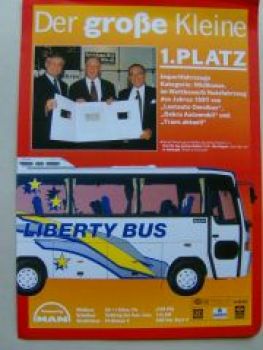 Liberty Bus MAN Prestige LB26 Prospektblatt +Preis