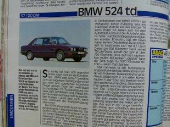 ADAC special Auto 1988 BMW 750iL E32,T3, M635CSi E24 E28
