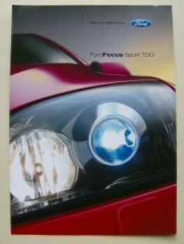 Ford Focus Sport TDCI Prospekt Juli 2006 NEU DA3 DB3