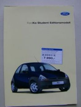 Ford Ka Student Editionssmodell März 2006 NEU